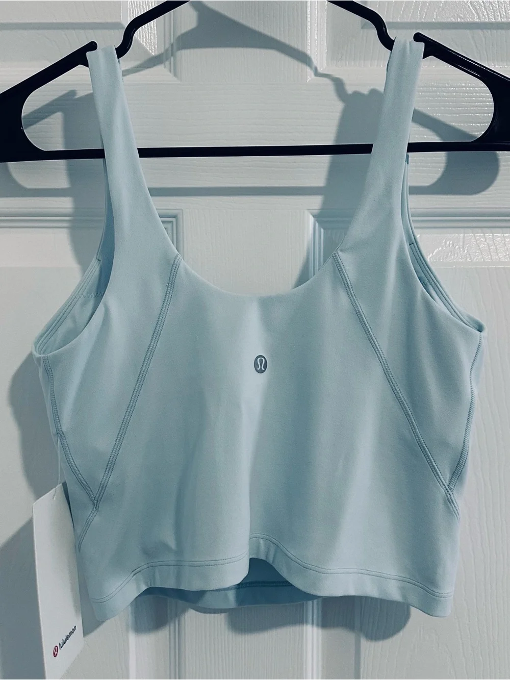 Lululemon Align Tank Top A/B Cup Sheer Blue Size 8-NWT